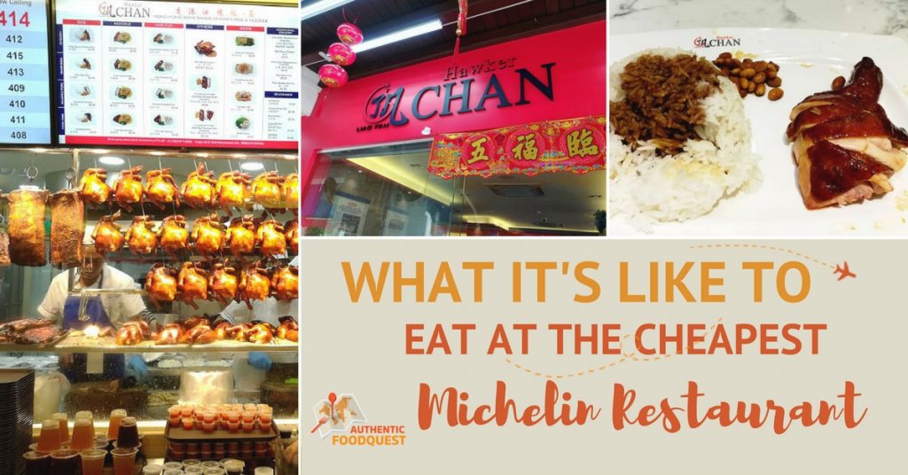 What It's Like To Eat At The Cheapest Michelin Restaurant