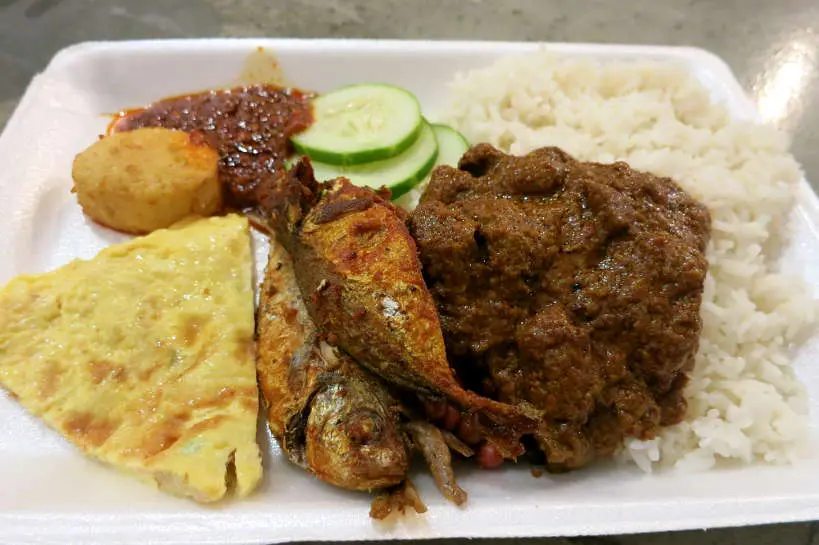 Nasi Lemak Anchovies Food in Singapore by Authentic Food Quest