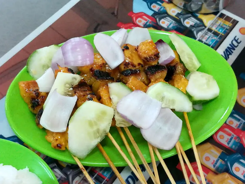 Pork Satay Food in Singapore by Authentic Food Quest