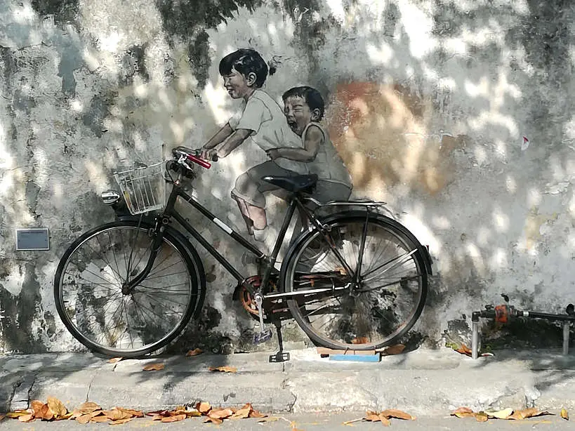 Street Art in Penang, Malay Food by Authentic Food Quest