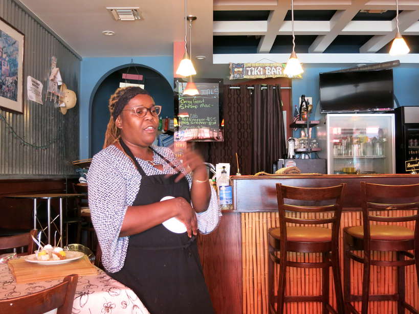 Bamboo Fire Cafe Chef Floribbean cuisine Authentic Food Quest