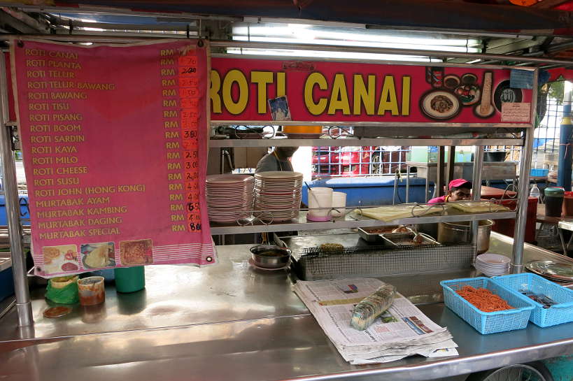 Roti Canai Street food stall Malay Food Authentic Food Quest