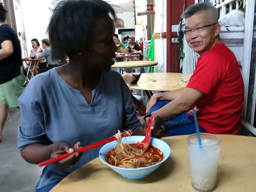 Locals at Kopi Tiam Malay Food Authentic Food Quest