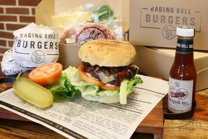 Raging Bull Burgers shangrila bgc restaurant by Authentic Food Quest