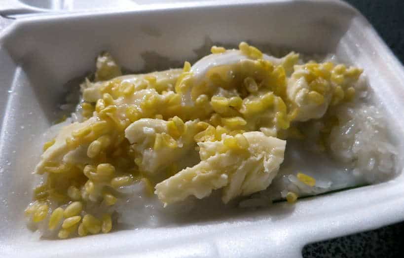 Durian Sticky Rice durian taste Authnentic Food Quest