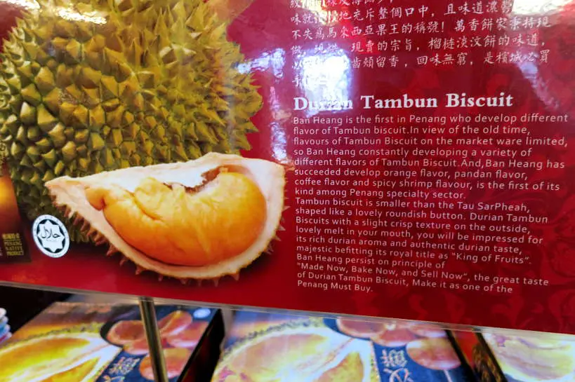 Durian Tambun Biscuit durian taste Authentic Food Quest