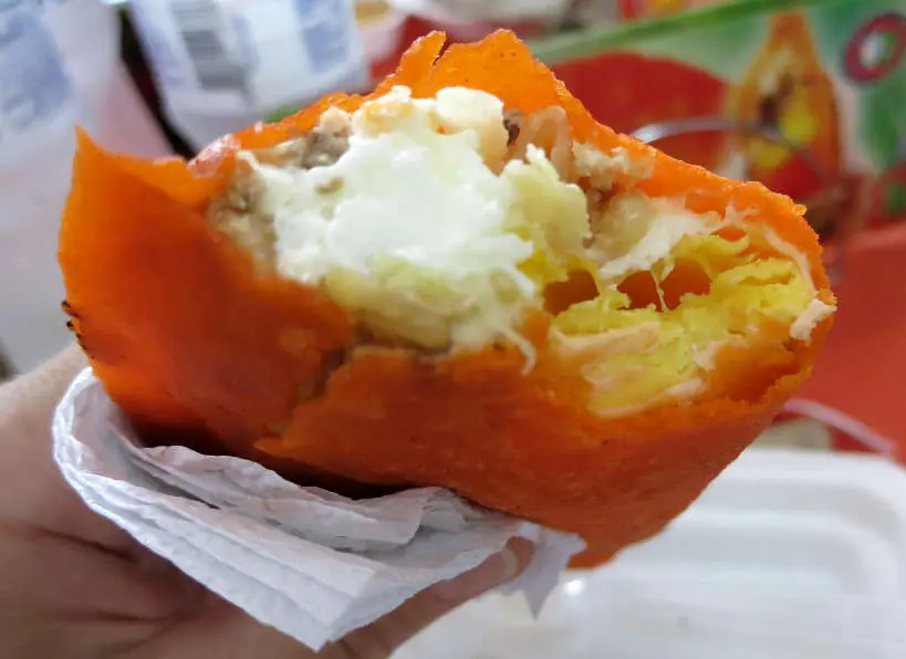 Eating Batac Emapanada in Ilocos Philippines by Authentic Food Quest