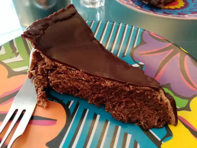 Portuguese chocolate cake Bolo de Chocolate MBCM Lisbon by AuthenticFoodQuest