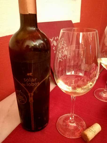 Solar lobos White at Cafe Alentejo by Authentic Food Quest