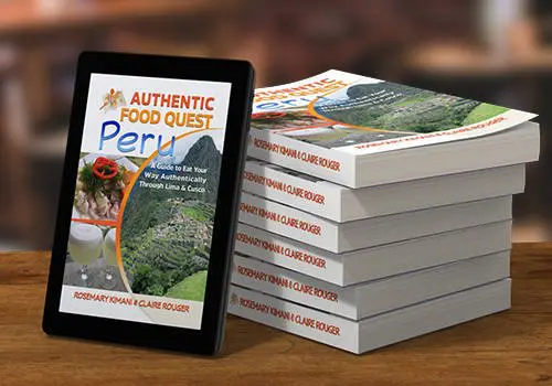 Authentic Food Quest Book Peru Book
