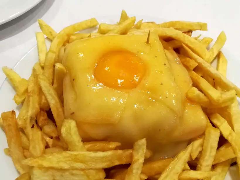 Francesinha one of the best Porto Foods by Authentic Food Quest for best food in Porto