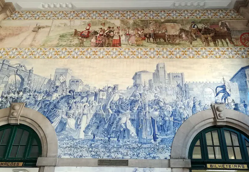 São Bento Azulejos Porto Walking Tour Authentic Food Quest