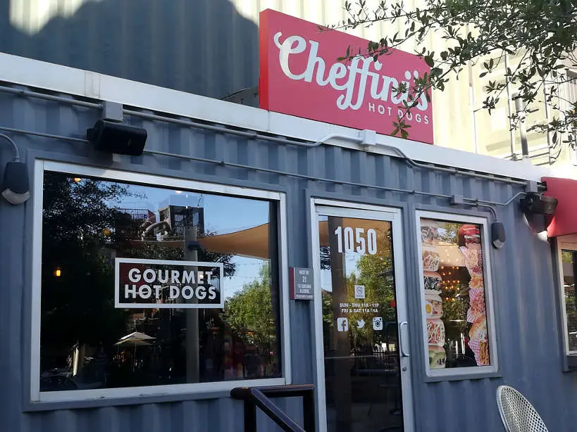 Cheffinis HotDog in Downtown Las Vegas Food Tour best place to eat on a budget in Vegas via Authentic Food Quest
