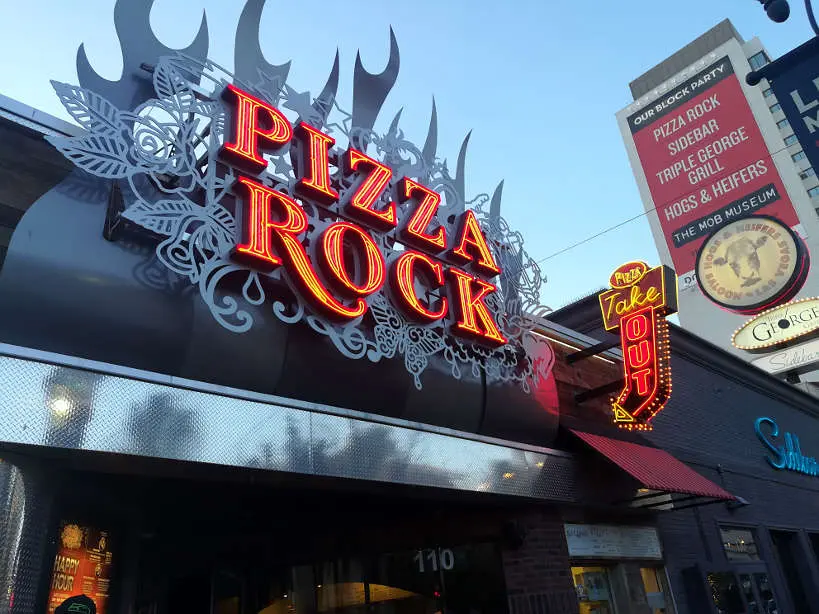 Pizza Rock Downtown Las Vegas Food Tour Authentic Food Quest