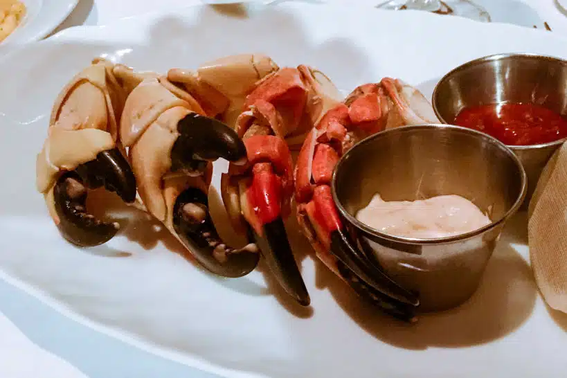 Red Stone Crab Traditional Miami Food by Authentic Food Quest