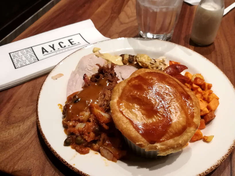 AYCE Chicken Pot Pie off strip value buffet Las Vegas Authentic Food Quest