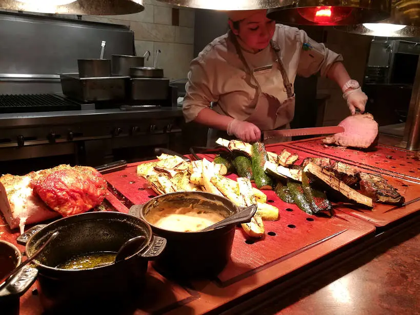 American station Feast Buffet off strip value buffet Las Vegas Authentic Food Quest