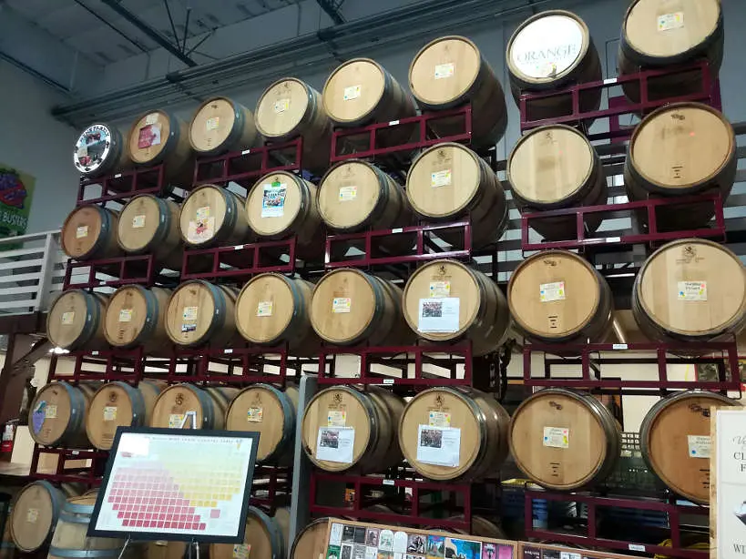 Las Vegas winery barrels wine tours in Las Vegas by Authentic  Food Quest