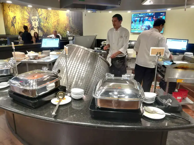 Tandoor at Mint Bistro Best off the strip places to eat and buffet on a budget in Las Vegas by Authentic Food Quest. Mint is one of the best places to eat off the strip in Las Vegas.