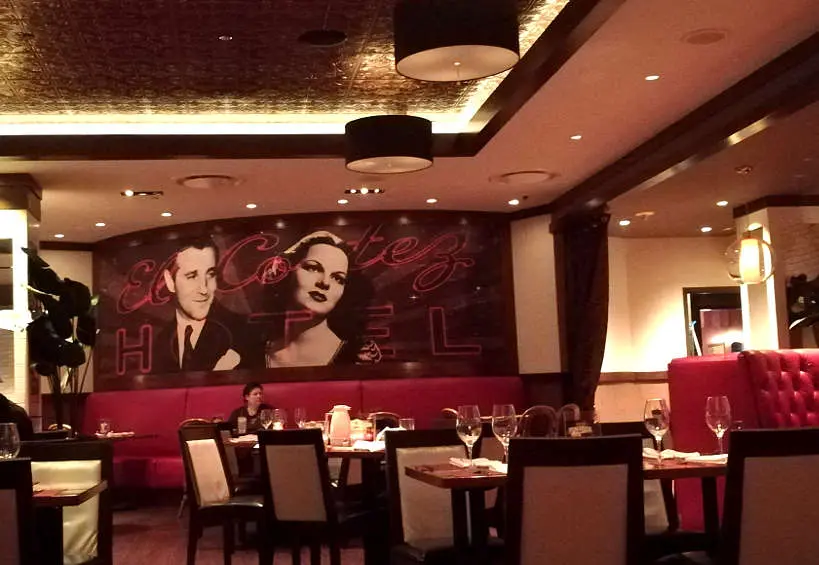 El Cortez Hotel Casino_best-affordable-places-to-eat and stay-off-the-strip-in-Vegas by Authentic Food Quest. One of the best places to eat in Las Vegas off the strip. One of the best moderately priced restaurants in Las Vegas