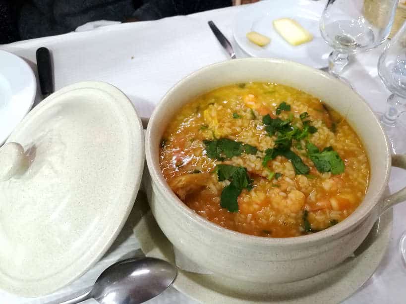 Arroz de Mariscos A Grelha Masqueria e Churrasqueria a Lisbon restaurant where locals eat for comfort Lisbon food Authentic Food Quest