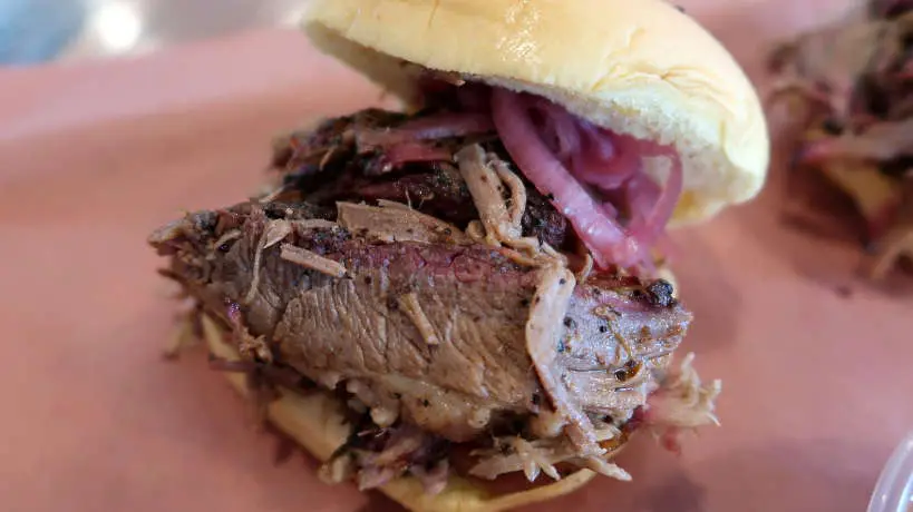 Best Sandwich at La Barbecue for Best BBQ in Austin by Authentic Food Quest