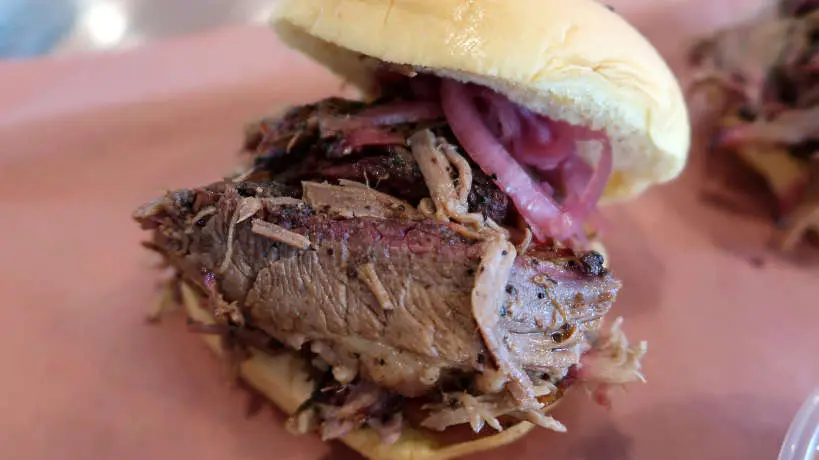 Best Sandwich at La Barbecue Best BBQ in Austin by Authentic Food Quest