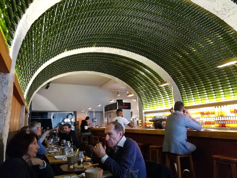 By The Wine decor best lisbon restaurant where locals eat for traditional petiscos Authentic Food Quest