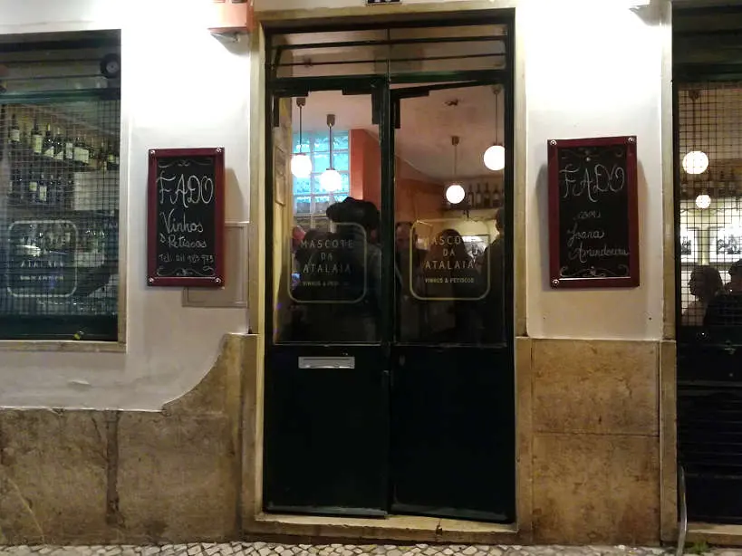 Mascote de Atalaia a fado restaurant in lisbon where locals eat traditional Lisbon food Authentic Food Quest
