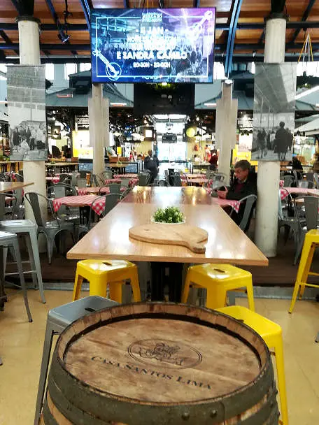 Mercado de Ourique for Lisbon restaurants wherel ocals eat the best Lisbon food by Authentic Food Quest