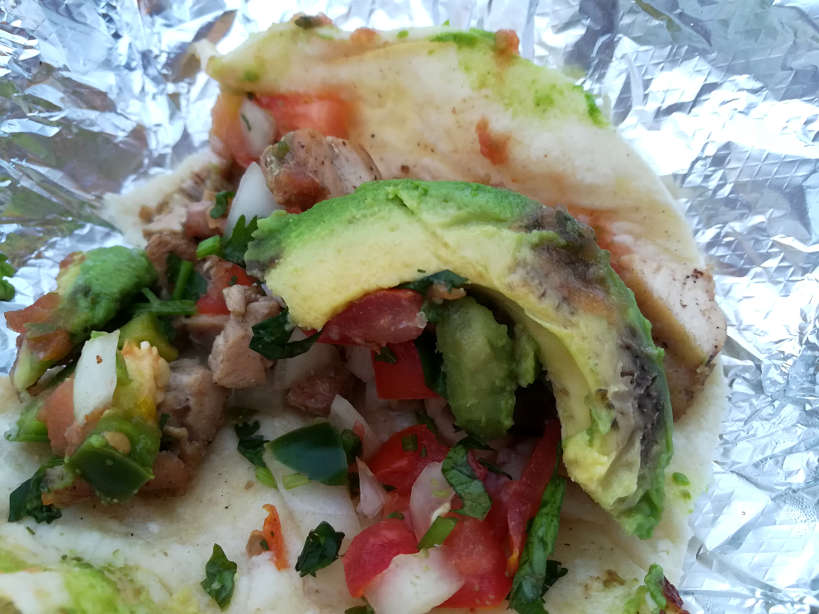 Chicken Taco Bandera for the Best Breakfast Tacos Downtown Austin Authentic Food Quest