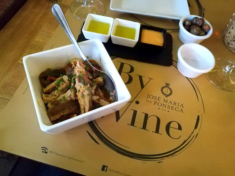 Petiscos Sardines at By The Wine one of the best restaurant where to eat in Lisbon Authentic Food Quest