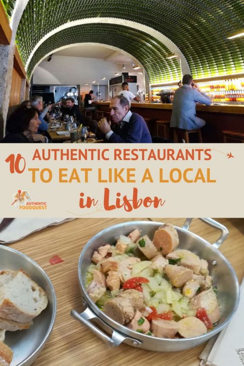 Pinterest_LisbonRestaurantswherelocalseatLisbonFood_AuthenticFoodQuest 10 authentic Lisbon Restaurants where locals eat Lisbon Food Authentic Food Quest