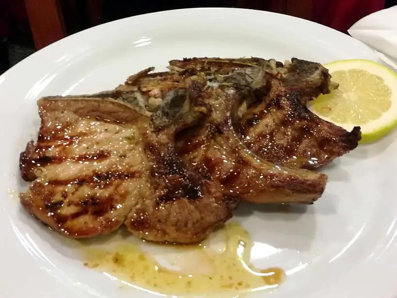 Pork Ribs at Carvoaria Jacto a Lisbon restaurant where locals eat Authentic Food Quest