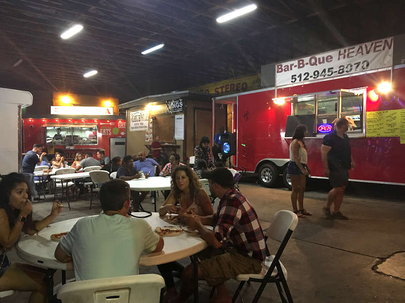 Food Truck Park near 6th Street Austin Food Truck Parks Authentic Food Quest