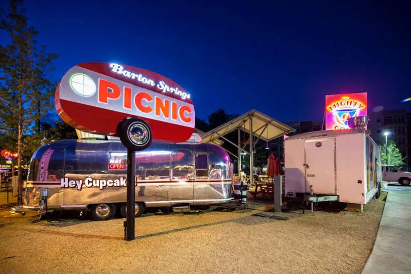 The Picnic at Barton Springs the first Austin Food Truck Park Authentic Food Quest