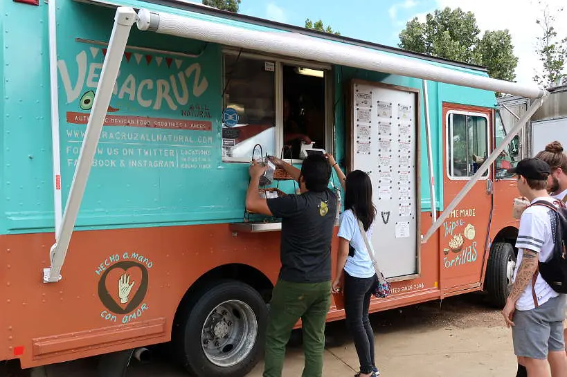 Veracruz All Natural food truck at Mueller Trailer Eats one of Austin Food Truck Parks Authentic Food Quest