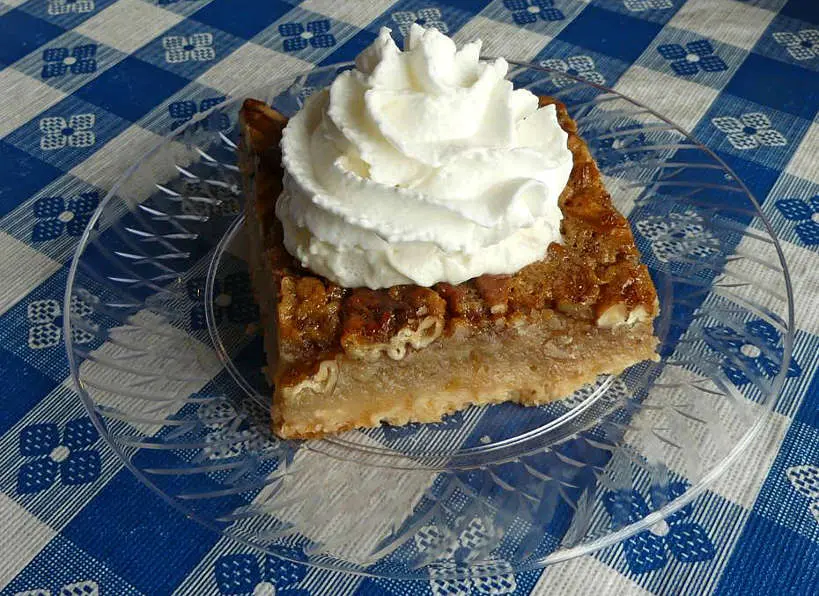 JuliaBelles White Russian Pecan Pie or Best Things to Do in Florence SC on Pecan Trail by Authentic Food Quest. A stop at Julia Belle's is a fun stop on the South Carolina Pecan Trail