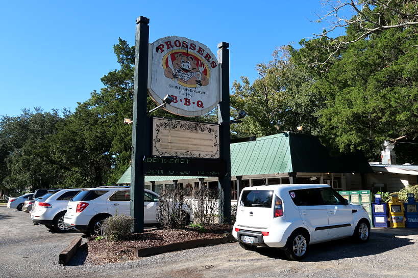 Prosser's BBQ for Best Southern Comfort Foods by Authentic Food Quest. Go to Processor's for lowcountry food