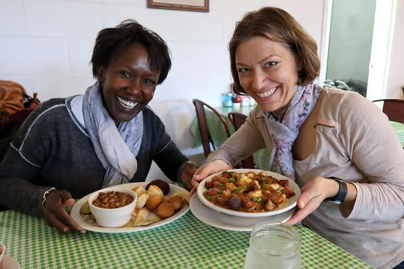 Rosemary and Claire at Tubb's the Best Things to Do in Florence SC on Pecan Trail SC by Authentic Food Quest