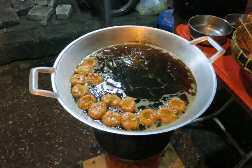 Fried Fish Cakes 
Chinatown Bangkok Street Food by Authentic Food Quest