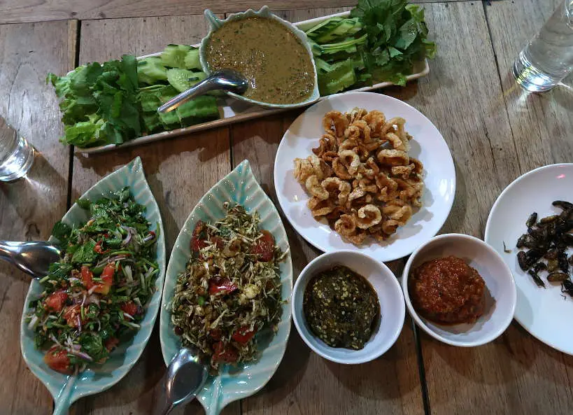 Burmese Cuisine at Chef Jed Restaurant for Tour Chiang Mai for Authentic Food Quest