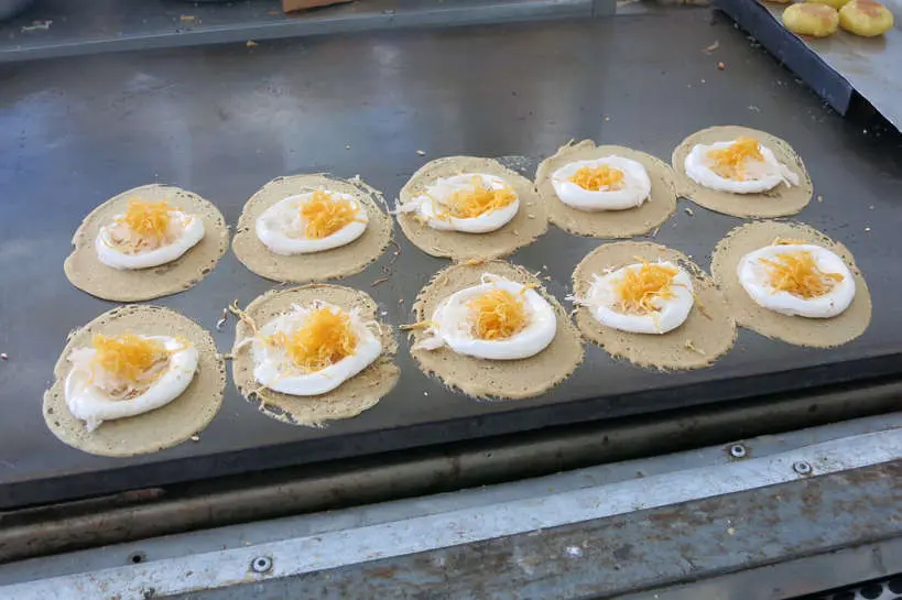 Crispy Pancakes Cooking Chiang Mai Street Food Authentic Food Quest