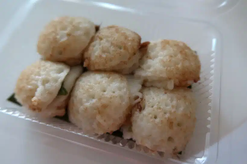 Grilled Coconut Cakes Thai Dessert by Authentic Food Quest
