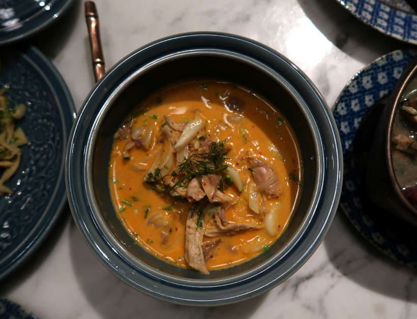 Phaneang Kai Chicken Coconut Curry at Rosewood Best Restaurant in Luang Prabang by Authentic Food Quest