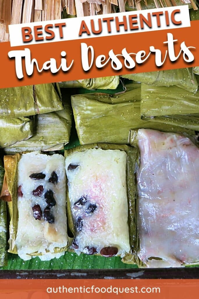 Popular Thai Desserts by AuthenticFoodQuest