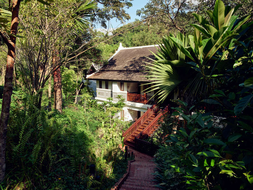 Riverside Room in Nature at Rosewood 5 Star Hotel in Luang Prabang by Authentic Food Quest