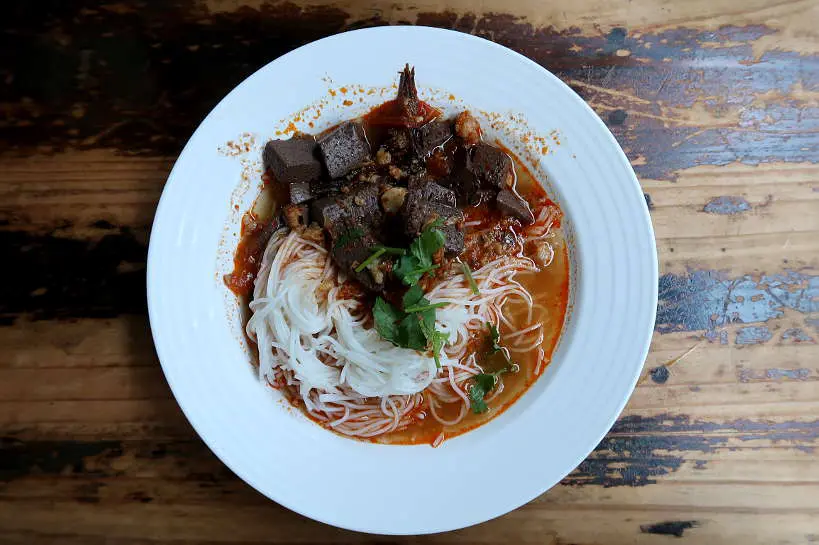 Kanom Jean Nam Ngiao for Northern Thai Food by Authentic Food Quest