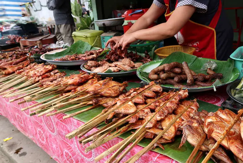 Laotian BBQ for Laos Food by Authentic Food Quest