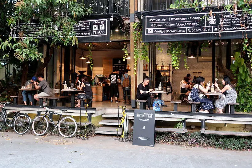 Ristr8to coffee shop in Nimman one of the best place to stay in Chiang Mai by Authentic Food Quest
